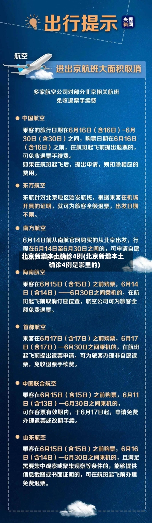 北京新增本土确诊4例(北京新增本土确诊4例是哪里的)
