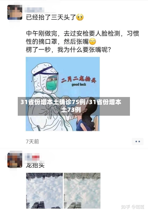 31省份增本土确诊75例/31省份增本土73例