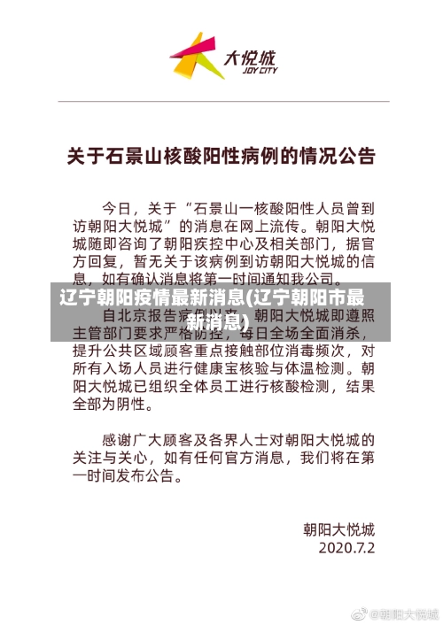 辽宁朝阳疫情最新消息(辽宁朝阳市最新消息)-第3张图片