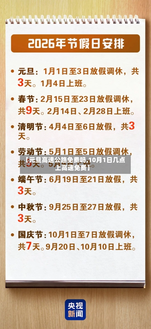 【元旦高速公路免费吗,10月1日几点上高速免费】