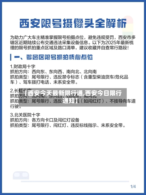 【西安今天最新限行通,西安今日限行通知】