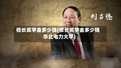 校长奖学金多少钱(校长奖学金多少钱华北电力大学)