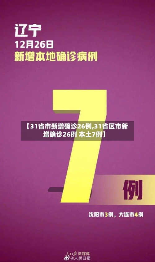 【31省市新增确诊26例,31省区市新增确诊26例 本土7例】