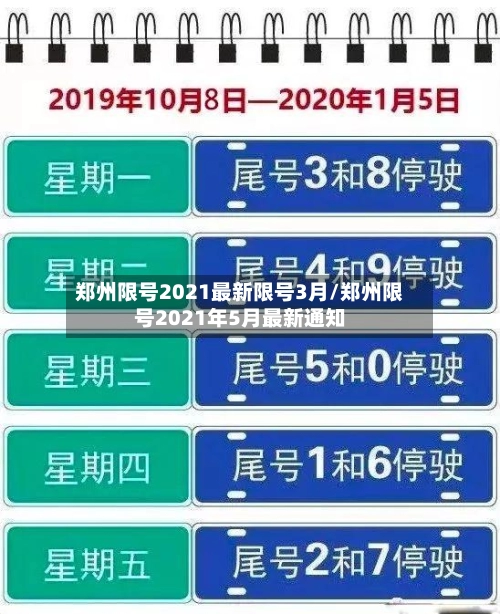 郑州限号2021最新限号3月/郑州限号2021年5月最新通知-第3张图片