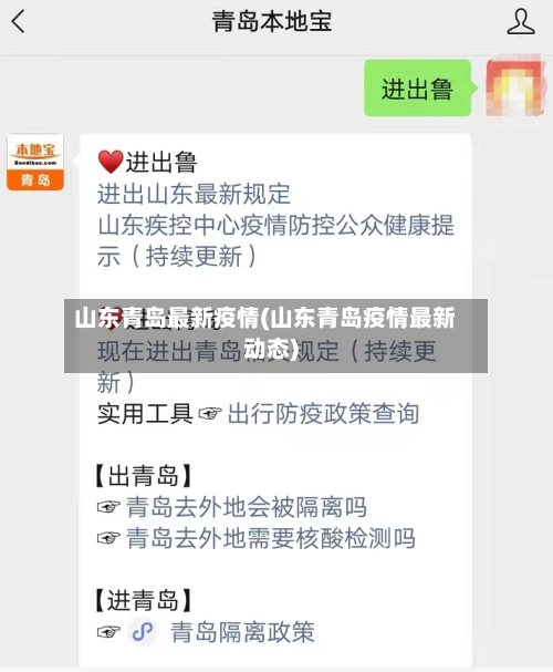 山东青岛最新疫情(山东青岛疫情最新动态)-第2张图片